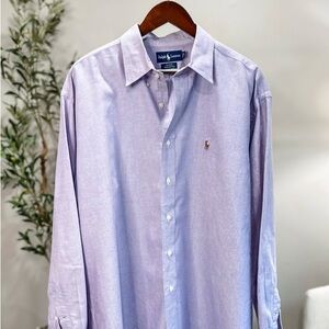Ralph Lauren Polo XL Classic Purple Oxford